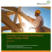 Evaluation of Prototype Wood-Based Interior Partition Walls