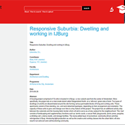 Cover image of Responsive Suburbia: Dwelling and Working in Ijburg