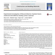 Experimental Investigation of Flexural Behavior of Glulam Beams Reinforced with Different Bonding Surface Materials