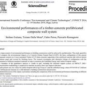 Environmental Performances of a Timber-Concrete Prefabricated Composite Wall System