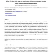Effect of Rod-to-Grain Angle on Capacity and Stiffness of Axially and Laterally Loaded Long Threaded Rods in Timber Joints