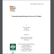 Connection and Performance of Two-Way CLT Plates