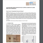 Load Bearing Behaviour of Self-Tapping Screws in Laser-Drilled Guideholes