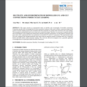 Cover image of Ductility and Overstrength of Dowelled LVL and CLT Connections Under Cyclic Loading