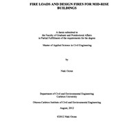 Fire Loads and Design Fires for Mid-Rise Buildings
