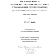 Wood Infill Walls in Reinforced Concrete Frame Structures: A Wood/Concrete Construction Niche