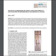 Mechanical Properties of Cross-Laminated Timber Accounting for Non-Bonded Edges and Additional Cracks