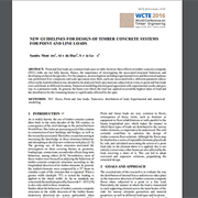 New Guidelines for Design of Timber Concrete Systems for Point and Line Loads