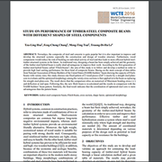 Study on Performance of Timber-Steel Composite Beams with Different Shapes of Steel Components