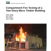 Compartment Fire Testing of a Two-Story Mass Timber Building