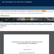 Conventional and Novel Timber Steel Hybrid Connections: Testing, Performance and Assessment