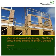 Vertical Movement Monitoring in Six-Storey Wood-Frame Building in British Columbia