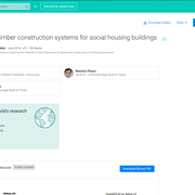 Cover image of Hybrid Steel-Timber Construction Systems for Social Housing Buildings