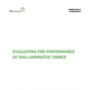 Cover image of Evaluating Fire Performance of Nail-Laminated Timber