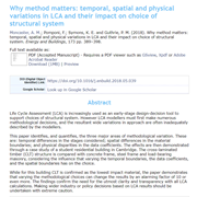 Why Method Matters: Temporal, Spatial and Physical Variations in LCA and Their Impact on Choice of Structural System