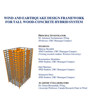 Cover image of Wind and Earthquake Design Framework for Tall Wood-Concrete Hybrid System