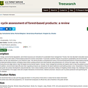 Life Cycle Assessment of Forest-Based Products: A Review
