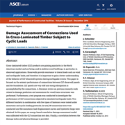 Damage Assessment of Connections used in Cross-Laminated Timber Subject to Cyclic Loads
