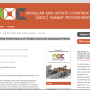 Serviceability Performance of Timber Concrete Composite Floors