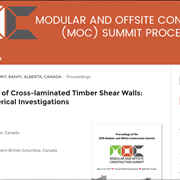 Lateral Performance of Cross-laminated Timber Shear Walls: Analytical and Numerical Investigations