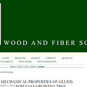 Physical and Mechanical Properties of Glued-Laminated Lumber from Fast-Growing Tree Species Using Mahogany Tannin Adhesive