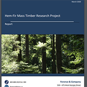Hem-Fir Mass Timber Research Report