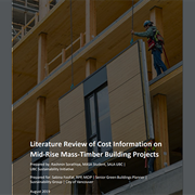 Literature Review of Cost Information on Mid-Rise Mass-Timber Building Projects