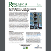 Durable Solutions for Balconies and Decks in Midrise Buildings