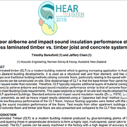 Floor Airborne and Impact Sound Insulation Performance of Cross Laminated Timber vs. Timber Joist and Concrete Systems