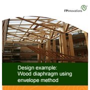 Design Example: Wood Diaphragm Using Envelope Method