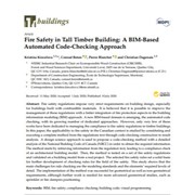 Cover image of Fire Safety in Tall Timber Building: A BIM-Based Automated Code-Checking Approach