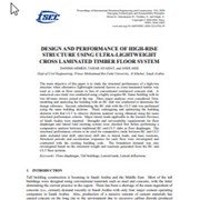 Cover image of Design and Performance of High-Rise Structure using Ultra-Lightweight Cross Laminated Timber Floor System