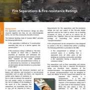Fire Separations & Fire-resistance Ratings