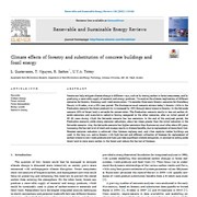 Cover image of Climate Effects of Forestry and Substitution of Concrete Buildings and Fossil Energy