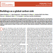 Buildings as a Global Carbon Sink