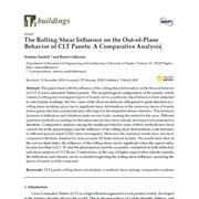The Rolling Shear Influence on the Out-of-Plane Behavior of CLT Panels: A Comparative Analysis