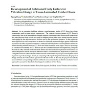 Development of Rotational Fixity Factors for Vibration Design of Cross-Laminated Timber Floors