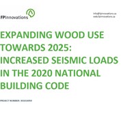 Expanding wood use towards 2025: increased seismic loads in the 2020 National Building Code