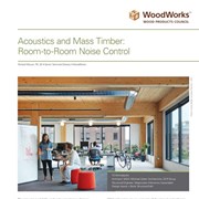 Cover image of Acoustics and Mass Timber: Room-to-Room Noise Control