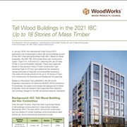 Tall Wood Buildings in the 2021 IBC Up to 18 Stories of Mass Timber