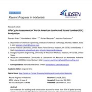 Life Cycle Assessment of North American Laminated Strand Lumber (LSL) Production