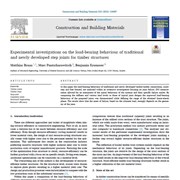 Experimental investigations on the load-bearing behaviour of traditional and newly developed step joints for timber structures