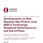Cover image of Developments on New Resilient Slip Friction Joint (RSFJ) Technology: Rotational Performance In-and Out-of-Plane