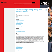 Fire Safety Engineering of High Rise Timber Buildings