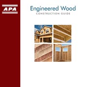 Cover image of APA Engineered Wood Construction Guide