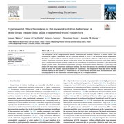 Experimental characterisation of the moment-rotation behaviour of beam-beam connections using compressed wood connectors