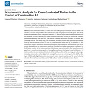 Scientometric Analysis for Cross-Laminated Timber in the Context of Construction 4.0