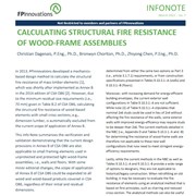 Cover image of Calculating structural fire resistance of wood-frame assemblies