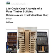 Life-cycle cost analysis of a mass-timber building: methodology and hypothetical case study