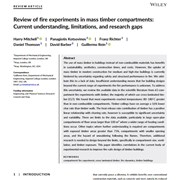 Review of fire experiments in mass timber compartments: Current understanding, limitations, and research gaps